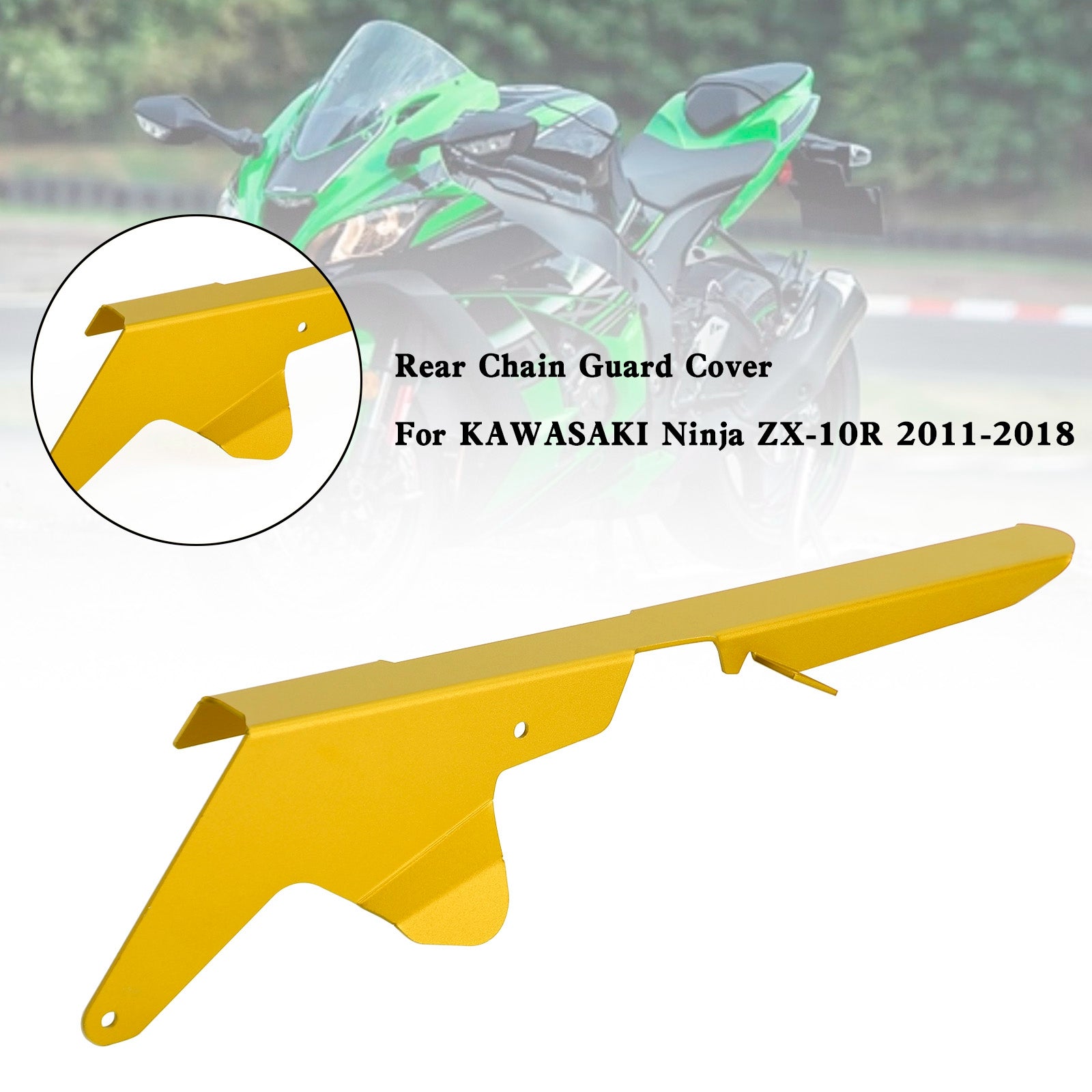 Couvercle de protection de chaîne de pignon pour KAWASAKI ZX-10R 2011 – 2018