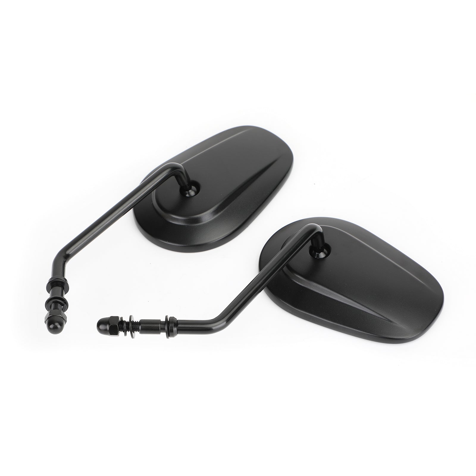 Harley Road Street Glide Softail XL883 1200 Rear View Mirrors Pair Chr