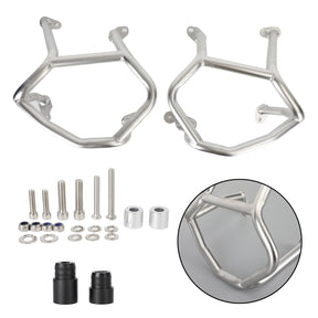 Lower Engine Protector Guards Crash Bars Silver Fit For Bmw R1250Gs 18-21 19 20