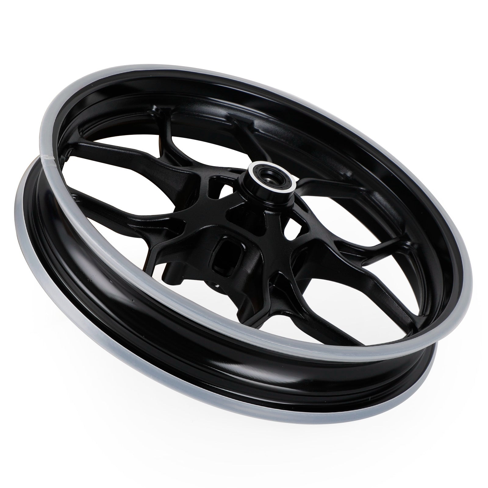 Complete Front Wheel Rim For Yamaha YZF R3 YZF-R3 RH07 RH12 2015 - 2022 Black Generic