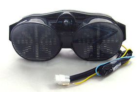 Indicatori di direzione fanale posteriore a LED integrati per Yamaha YZF 600 R6 2001-2002 Trasparente