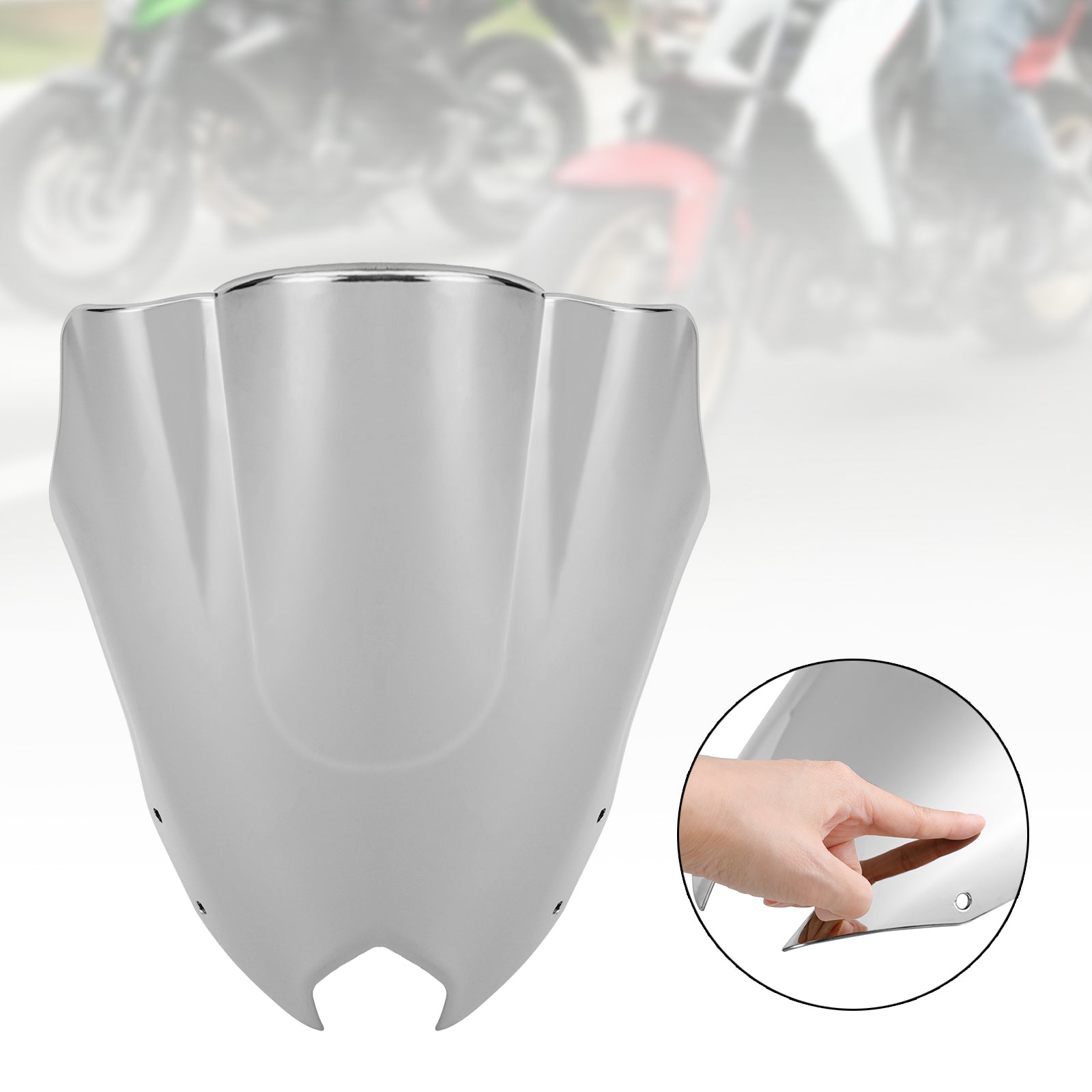 ABS Motorcycle Windshield WindScreen fit for Yamaha FZ6R FZ-6R FZS600 2009-2015