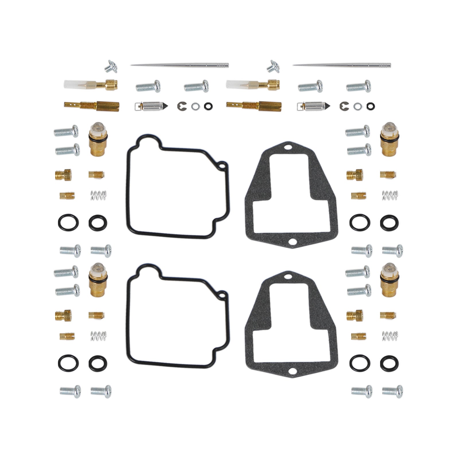 Kit di riparazione per ricostruzione carburatore 2X adatto per Suzuki DRZ250 DR-Z250 2001-2007 generico