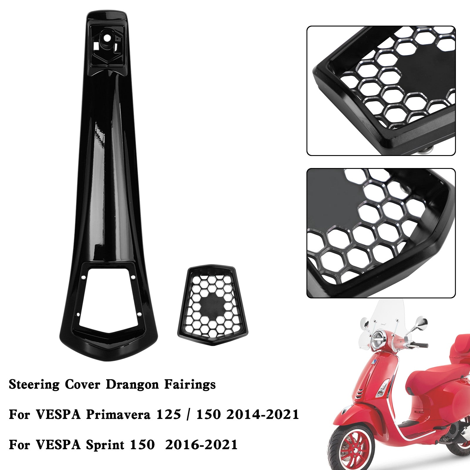 Steering Horn Cover fairing For VESPA Sprint Primavera 125/150 2014-2021