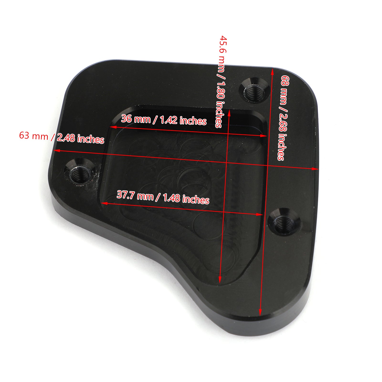 Kickstand Side Stand Extension Pad Fit For SUZUKI HAYABUSA GSXR 1300R 2008-2019