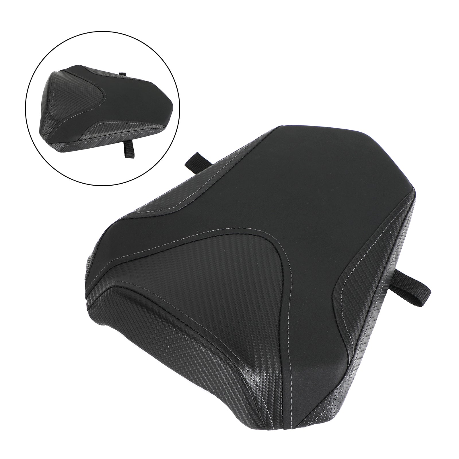 Cojín grueso para asiento trasero de pasajero, plano, para Honda CBR500R CBR 500R 19-21 20, color rojo genérico