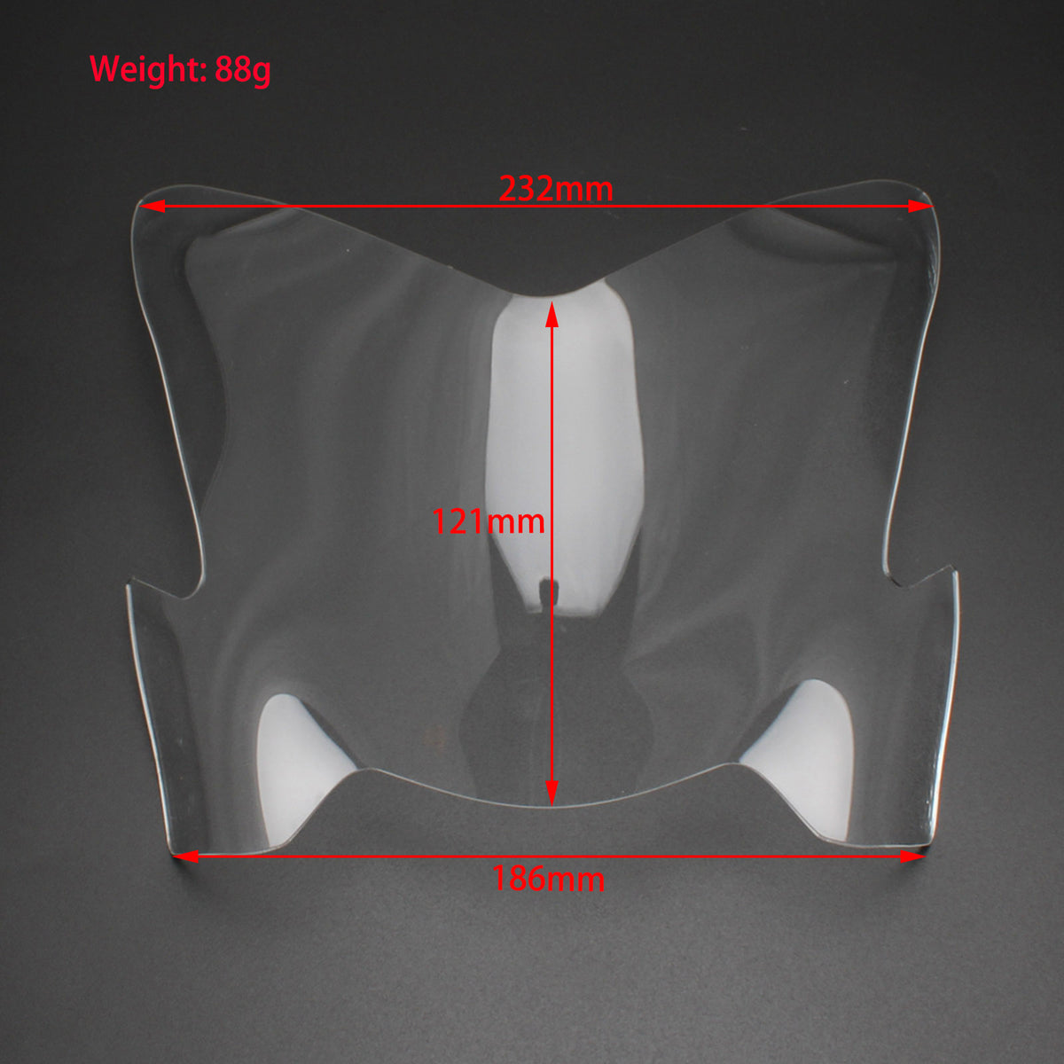Coperchio di protezione della lente del faro anteriore adatto per Suzuki Gsx-S 1000 2017-21? Fumo generico