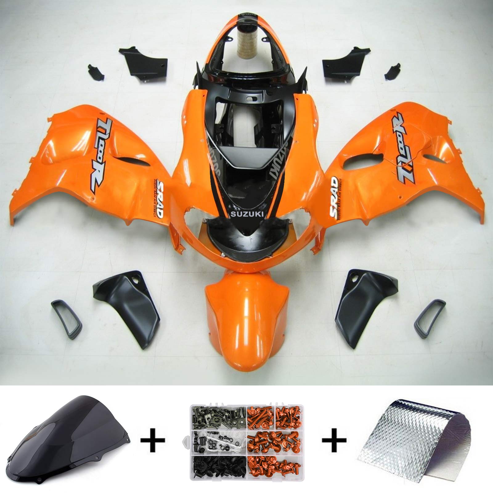 Amotopart 1998-2003 Suzuki TL1000R Fairing Orange Kit