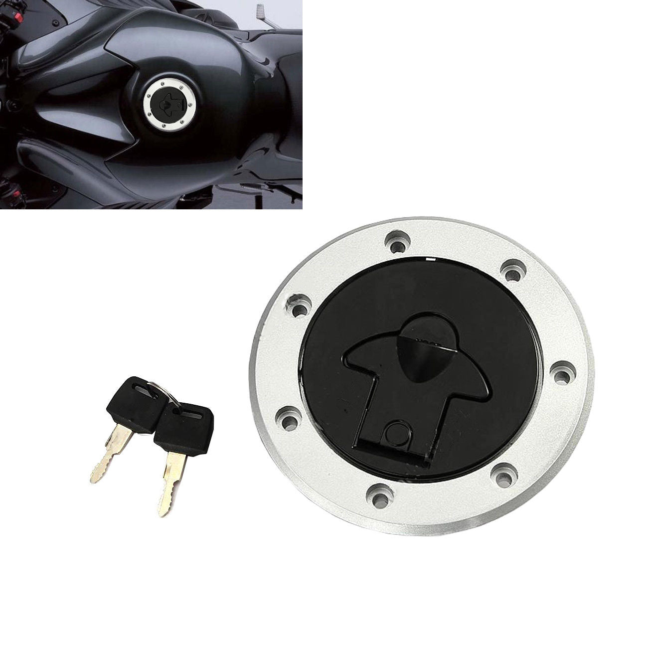 Fuel Gas Tank Cap Keys Fit For Kawasaki ZXR750 91-1994 Ninja ZX6R ZX600F 1986 ZRX400 1994-2008