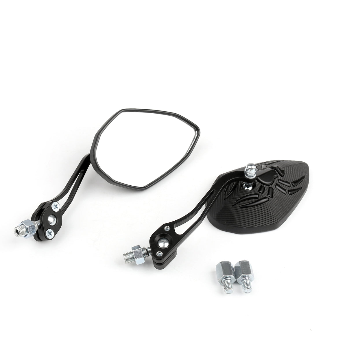 Universal 8mm 10mm Motorcycle Moto Spider Adjusted Rear View Side Mirrors Generic