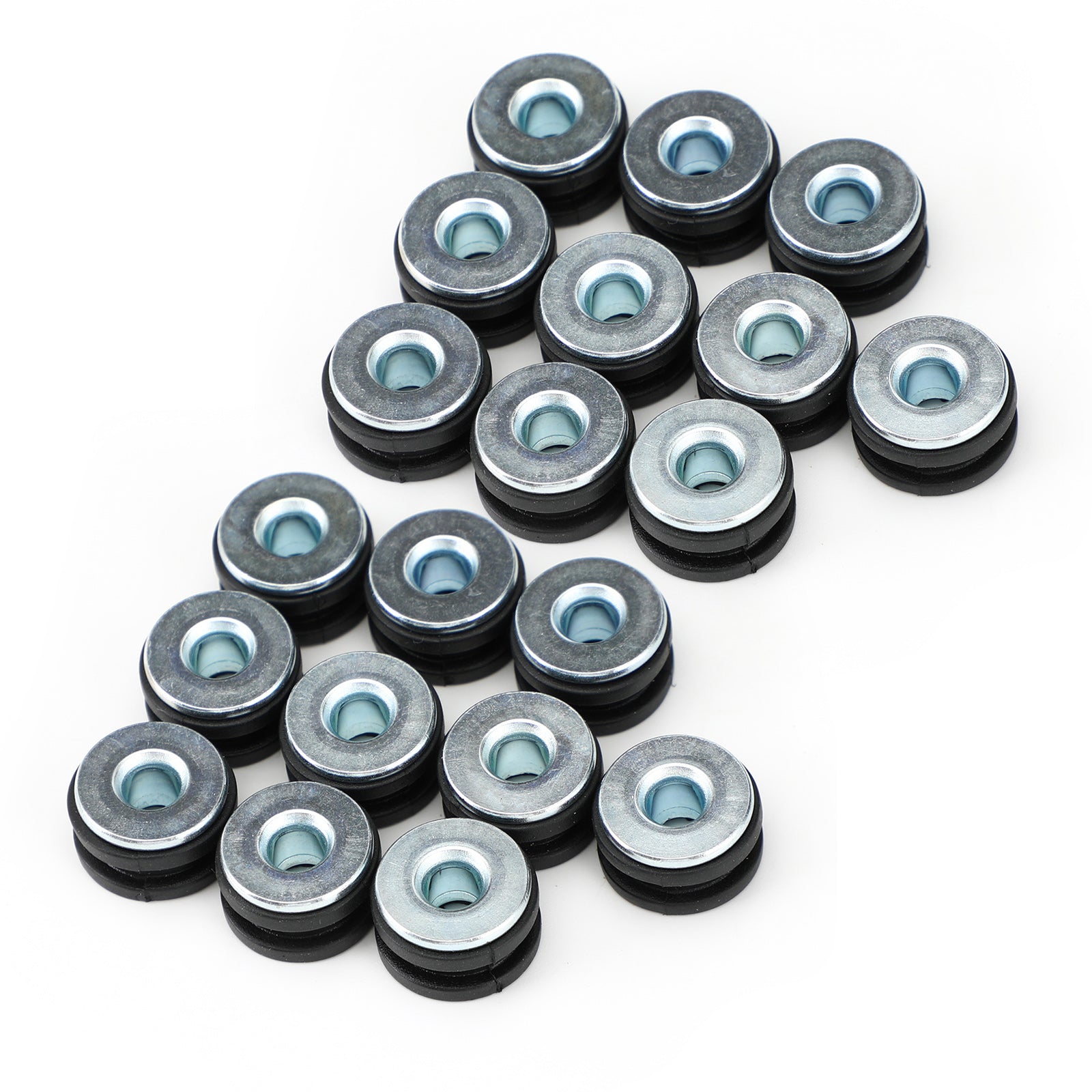 20 Pack Motorcycle Rubber Grommets Assortment Fit for Suzuki Fairing Universal