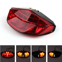 Integrierte LED-Rücklicht-Blinker für DUCATI Monster 696 795 796 1100, klar