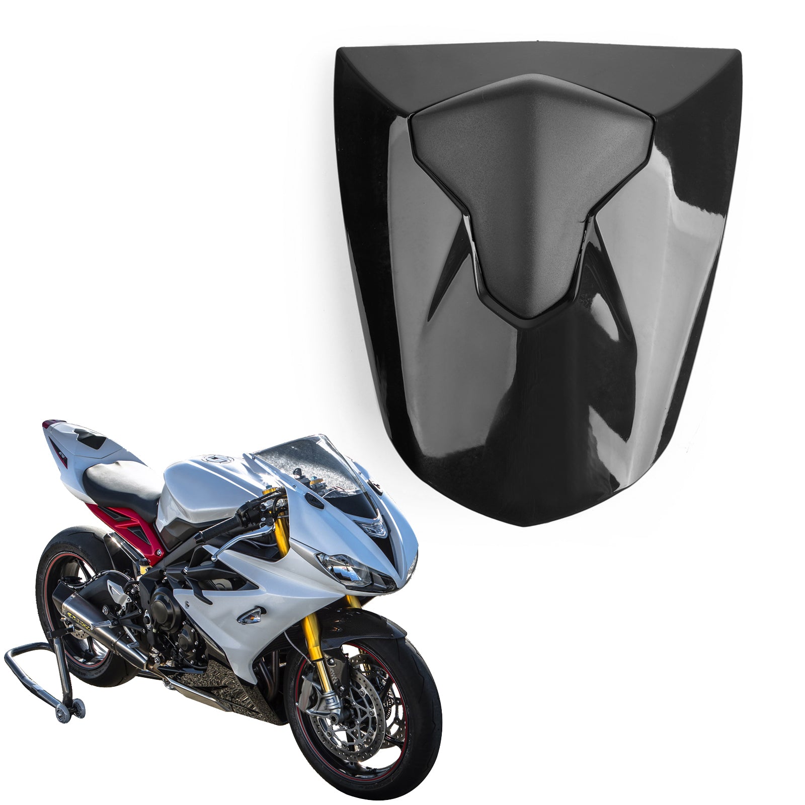 Capot de couverture de siège passager arrière ABS pour Daytona 675 et 675R 2013-2018