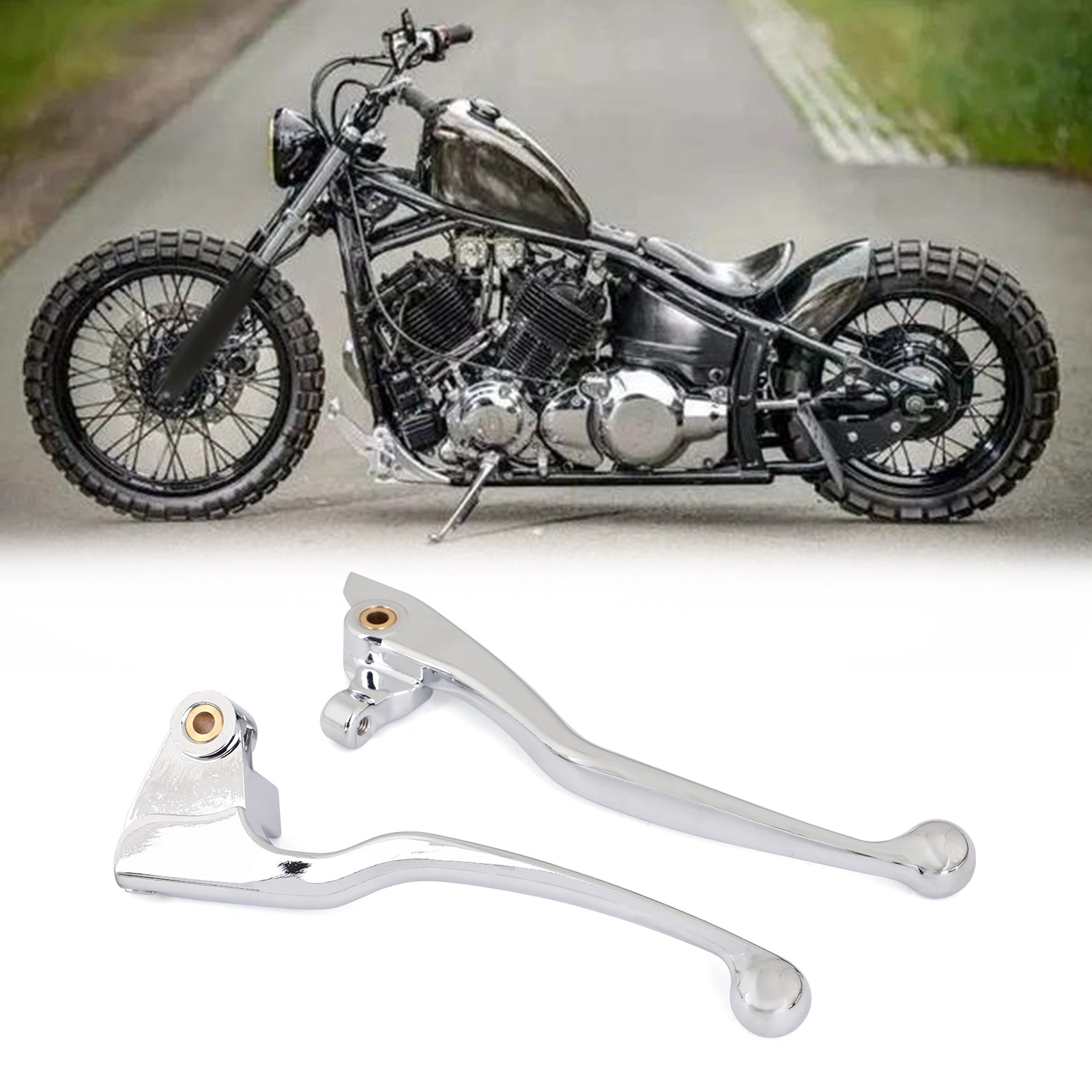 Leviers de frein et d'embrayage pour Yamaha Dragstar XVS400 1996-2002 XVS650 1997-2002 générique