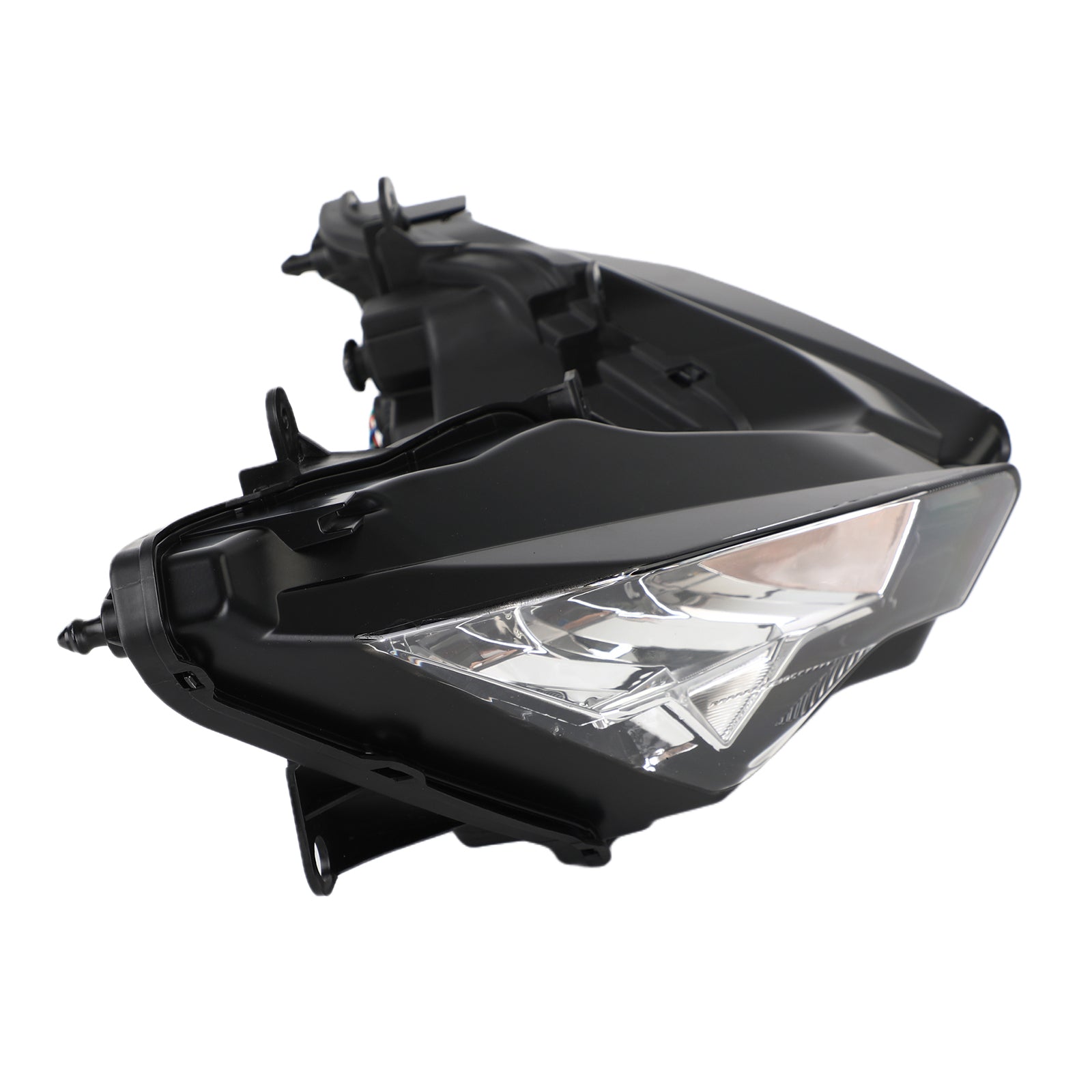 Protector de faros delanteros Haddlamp Kit para Kawasaki Ninja 400 18-21 Ahumado