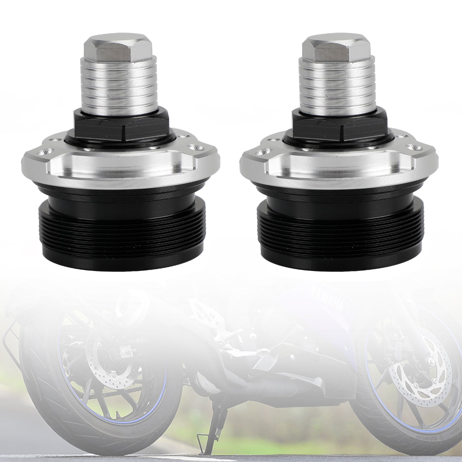 Front Fork Shock Up Adjusters 47 MM Screws fit for YAMAHA YZF-R15 V3.0 2017-2019