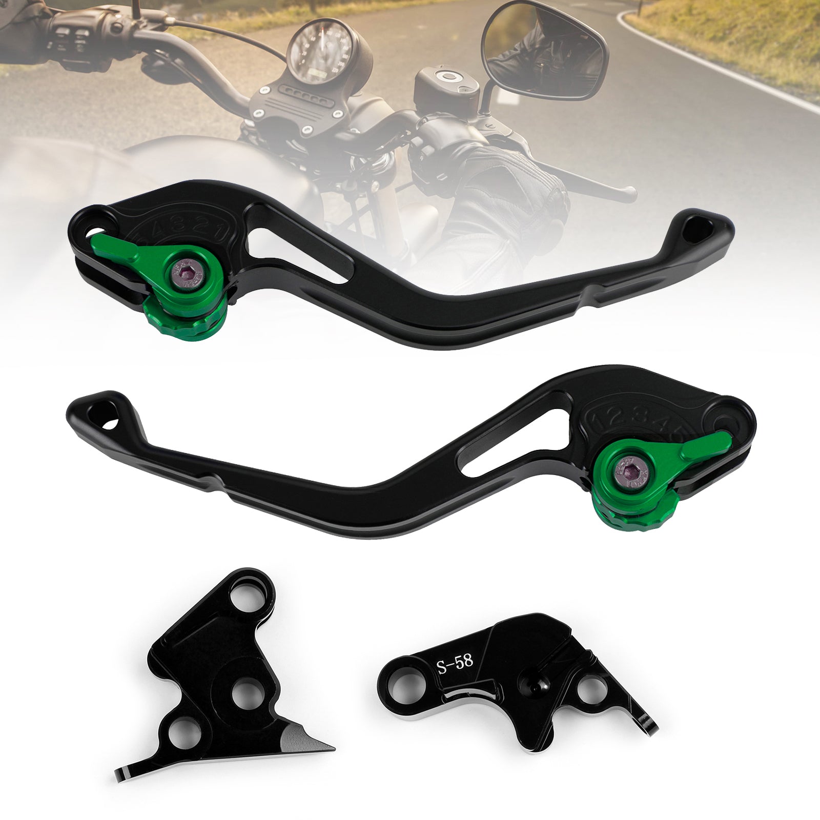 Nouveau levier de frein d'embrayage court adapté pour Aprilia TUONO V4R/usine 2011-2016