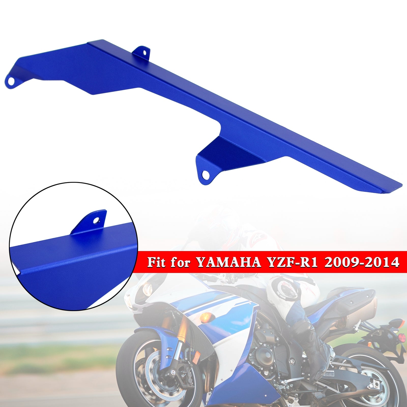 Rear Sprocket Chain Guard Protector Cover For YAMAHA YZF R1 2009-2014 Generic