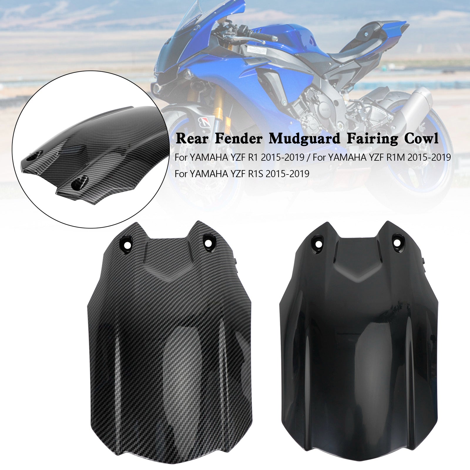 Kotflügel hinten Verkleidung Verkleidung für Yamaha YZF-R1 YZF R1M R1S 2015–2019