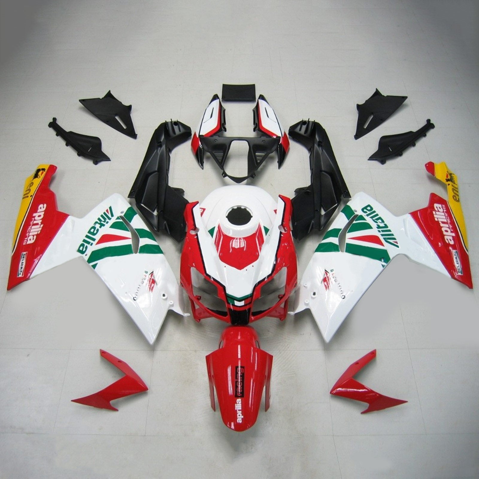 Amotopart Aprilia 2006-2011 RS125 Red&White Style1 Fairing Kit