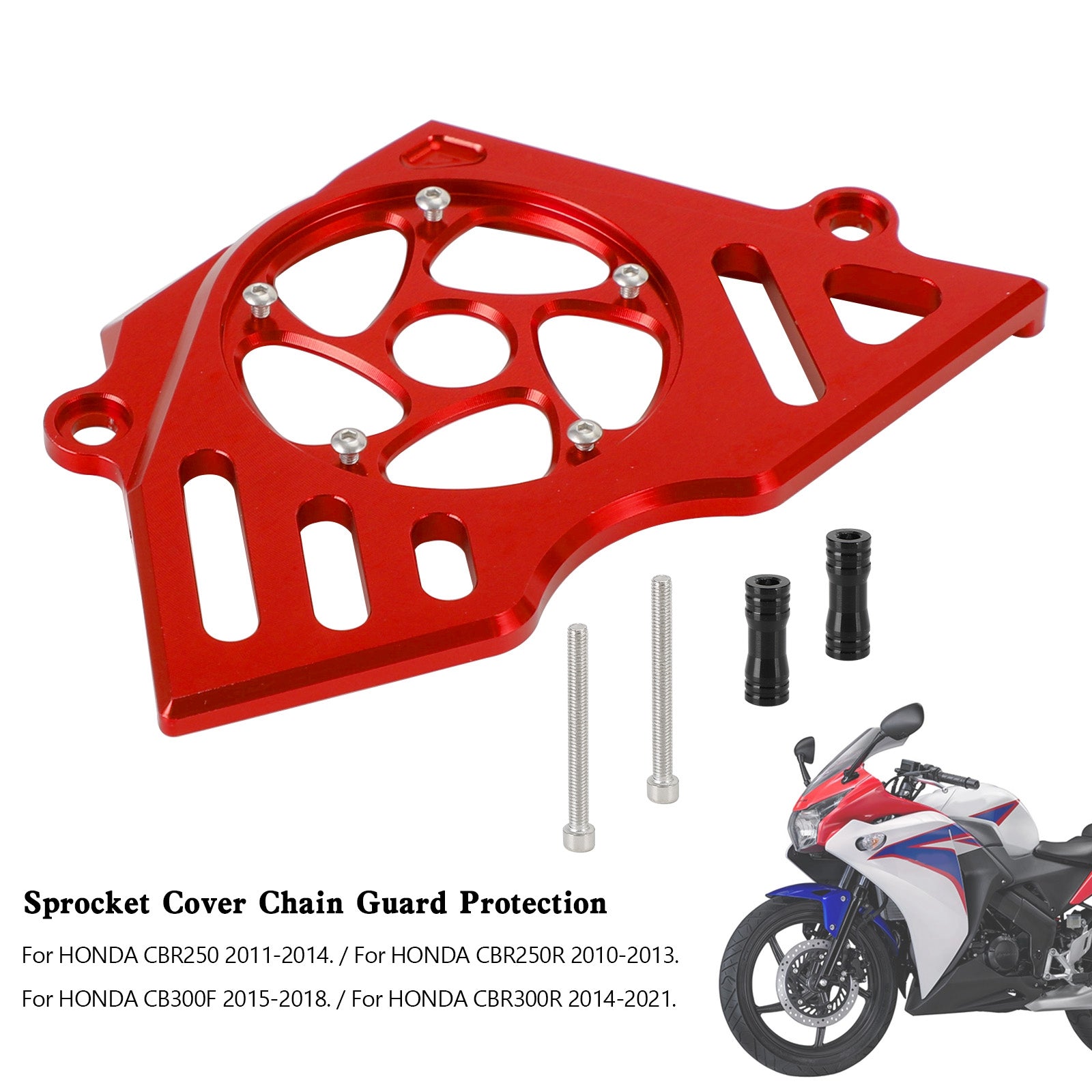 Honda CBR250R CBR300R CB300F Kettenradabdeckung vorne Kettenschutz