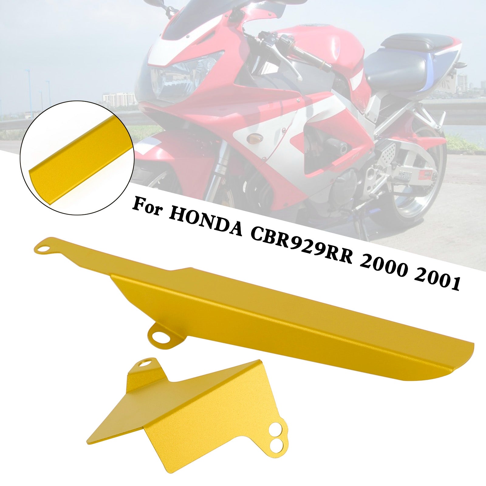 Couvercle de protection de chaîne de pignon arrière, pour Honda CBR929RR 2000 – 2001