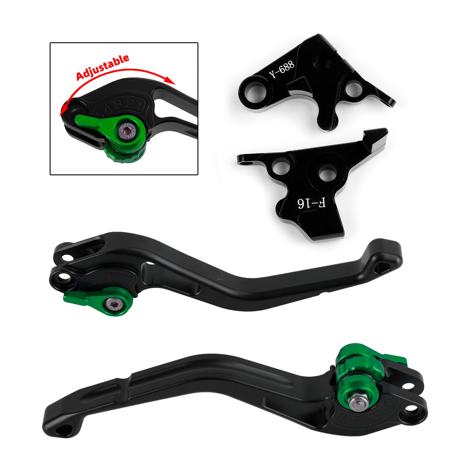 NEW Short Clutch Brake Lever fit for Yamaha FZ6 FAZER FZ6R XSR 700 900 ABS