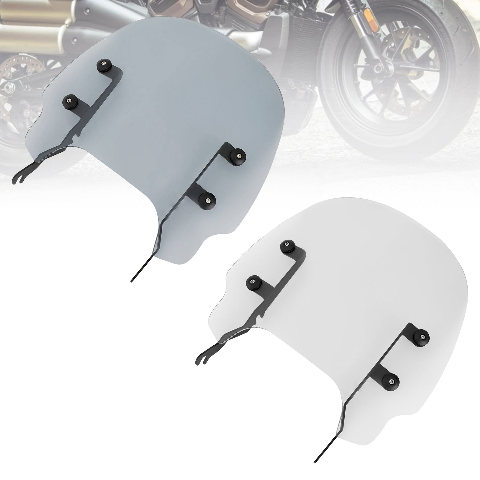 ABS-Motorrad-Windschutzscheibe, passend für Sportster S RH1250 2021–2022