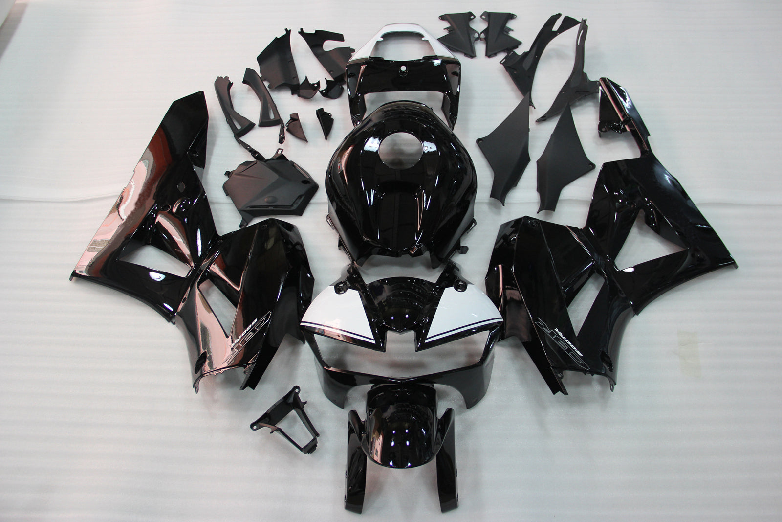 Amotopart 2013-2020 CBR600RR Honda Kit de carenado negro brillante