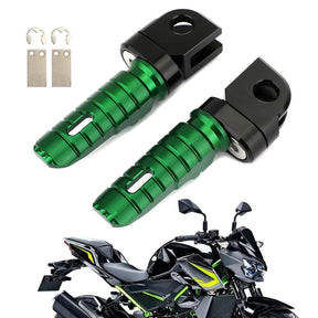 Reposapiés delanteros para KAWASAKI Z300 Z400 Z800 Z650 Z900 Z1000 NINJA 650 Verde