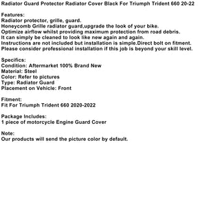 Protezione protezione radiatore Protezione tipo B per Triumph Trident 660 2020-2022 2021