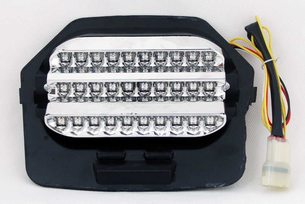 Intermitentes de luz trasera LED integrados para Honda CB400 V-TEC 03-08 CB1300 Smoke