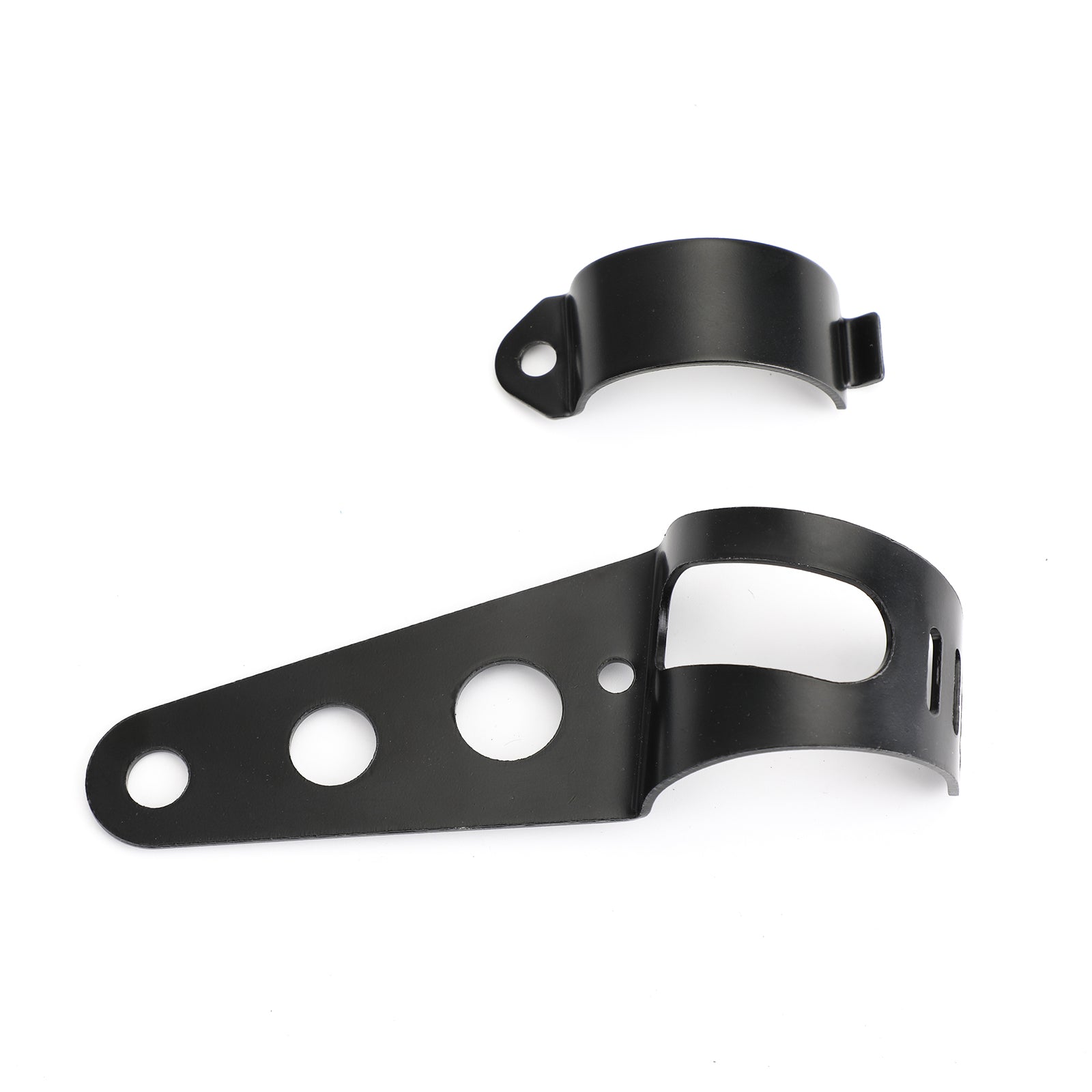 Black Fork Headlight Mount Bracket Head Lamp Holder Universal