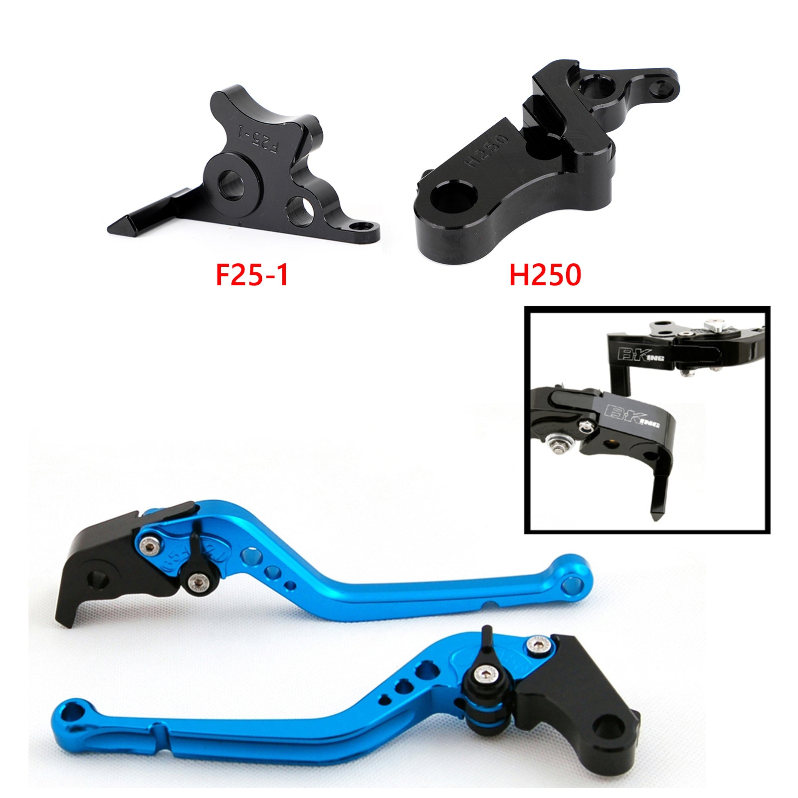 Long Clutch Brake Lever fit for Honda CBR500R/CB500F/X 19-21 CBR300R 19-21 Generic