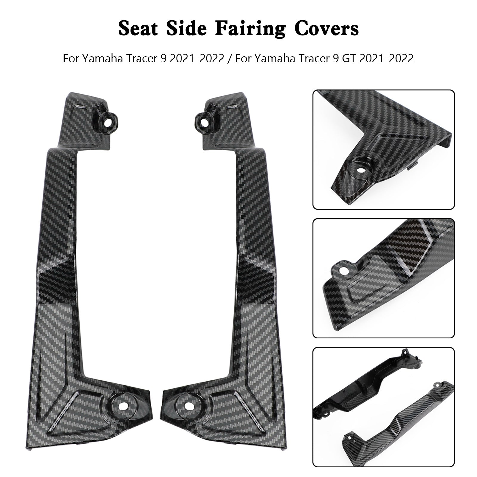 Rear Tail Seat Side Fairing Covers For Yamaha Tracer 9 GT 2021-2022