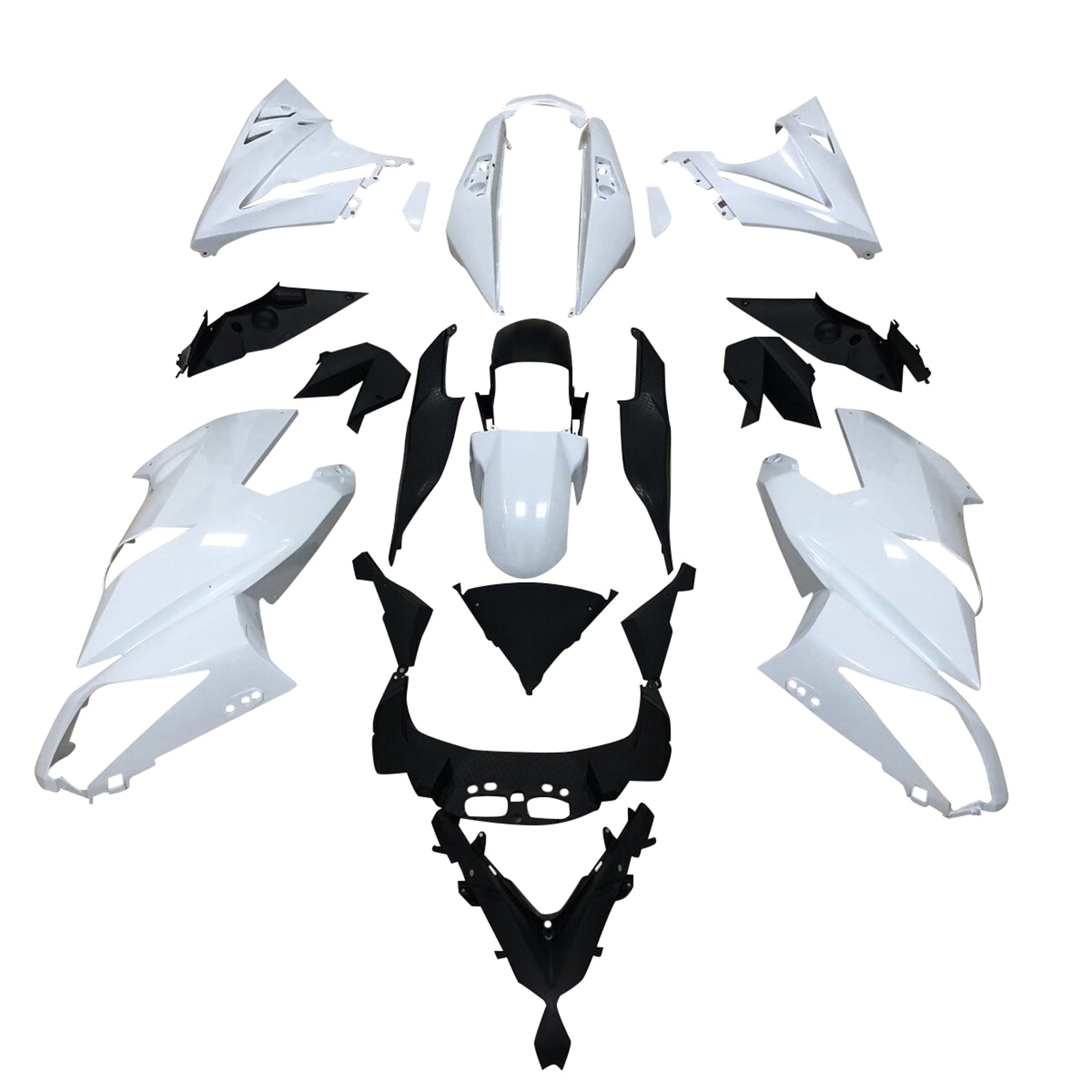 Amotopart Kawasaki ER6F/Ninja650 2009-2011 Unpainted Fairing Kit