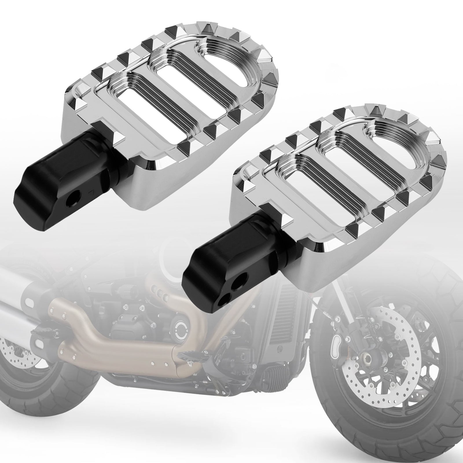 Rear Footrests Foot Peg fit for Sportster S Breakout Lower Rider Softail Slim