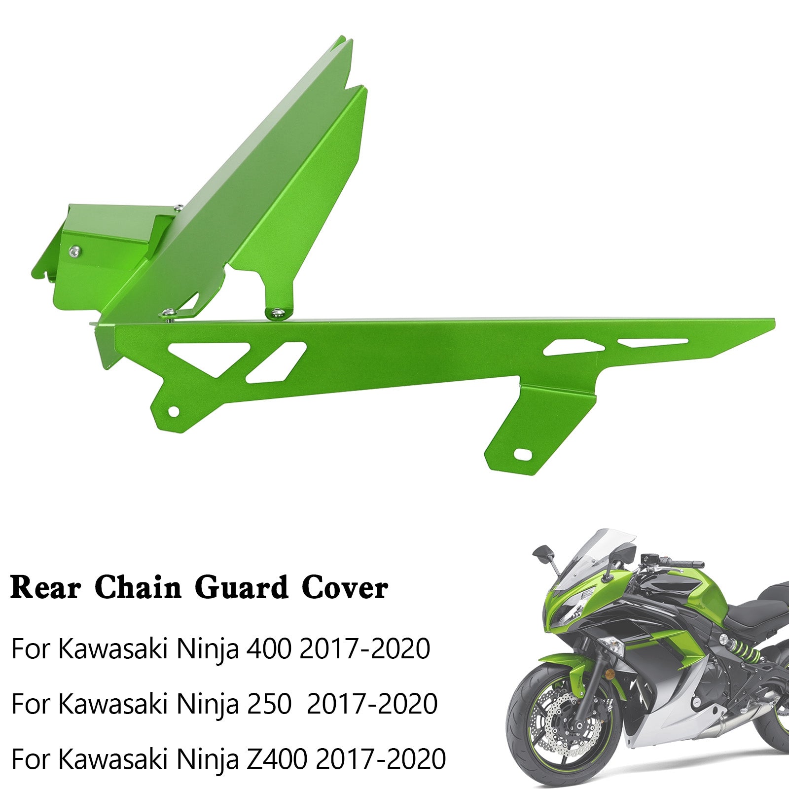 Kettenrad-Kettenschutzabdeckung für Kawasaki Ninja 400/250 Z400 2017–2020