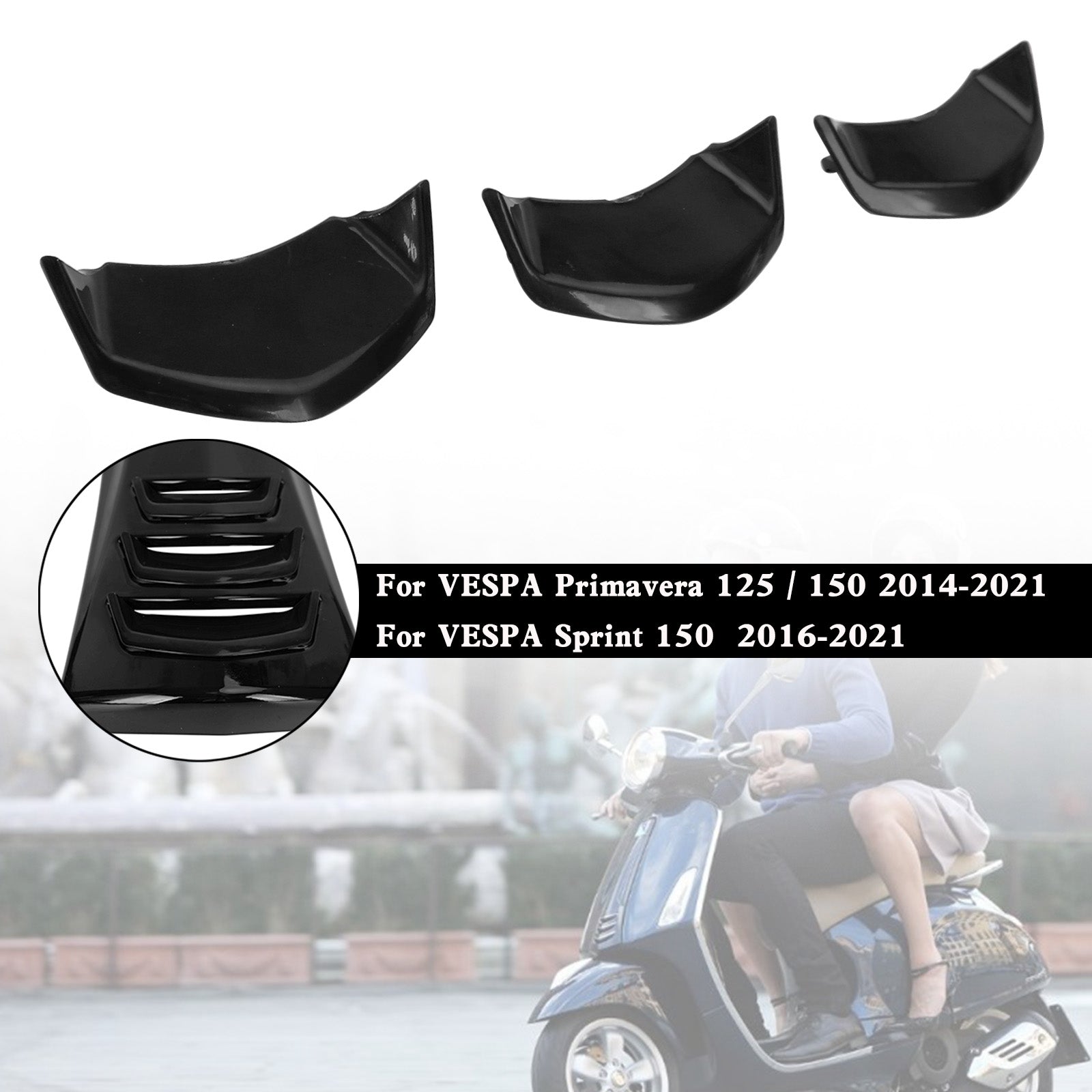 フロント装飾ホーンカバー VESPA Sprint Primavera 125/150 2014-2021用