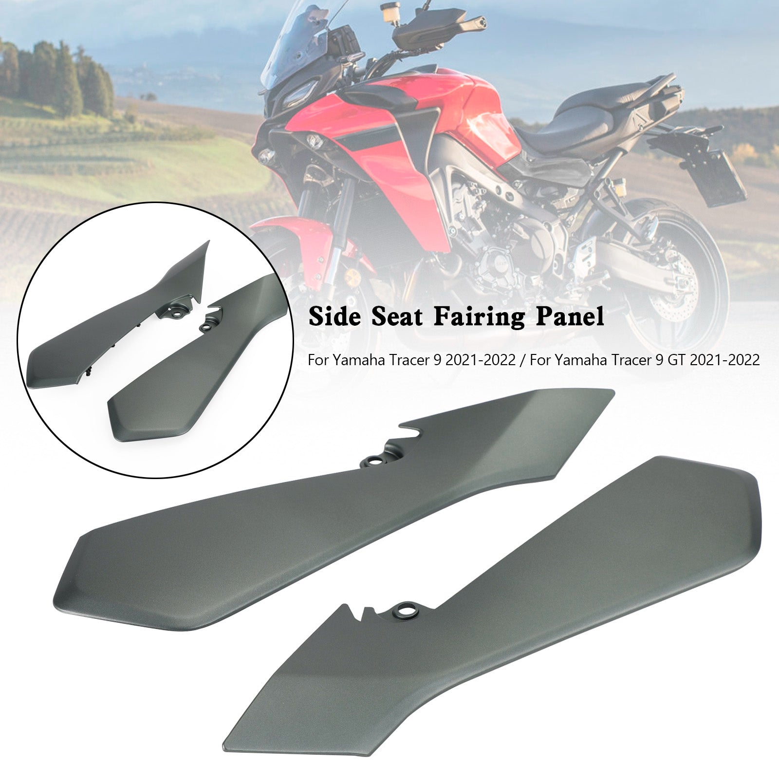 Rear Tail Side Seat Fairing Panel Cowl For Yamaha Tracer 9 GT 2021-2022