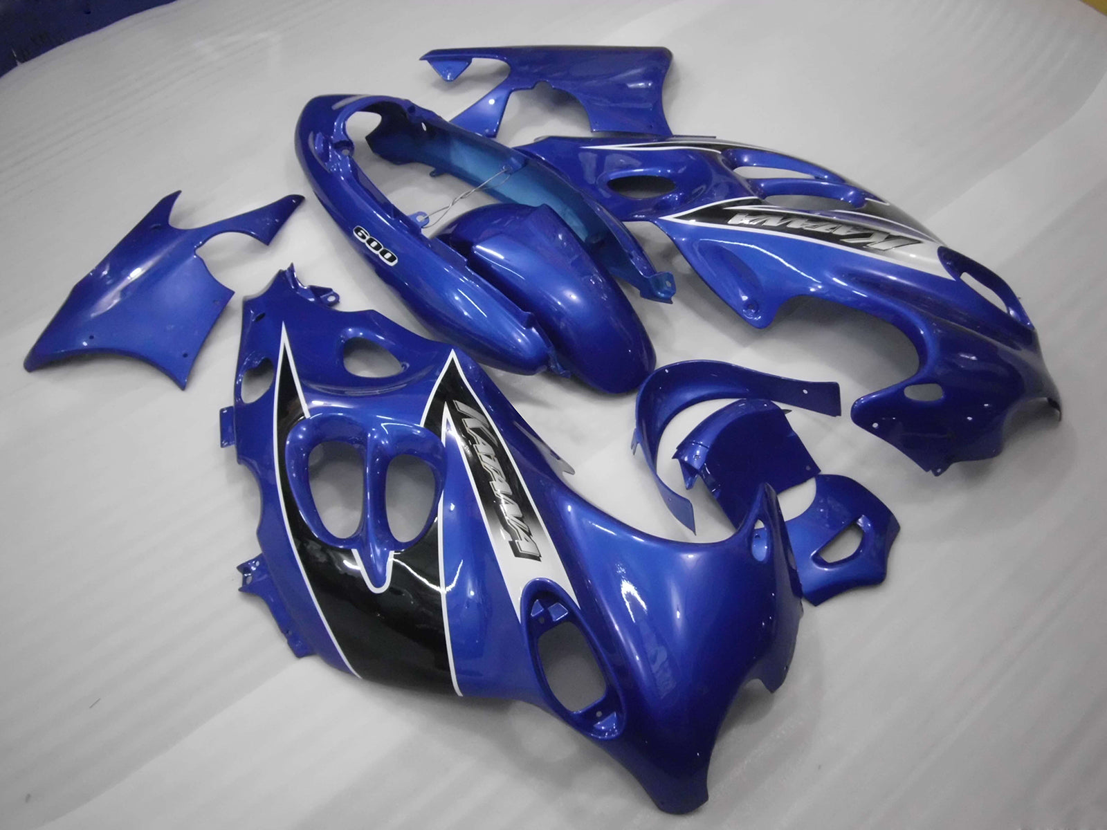 Amotopart Verkleidungssatz für Suzuki Katana GSXF600/750, 1998–2006, Blau