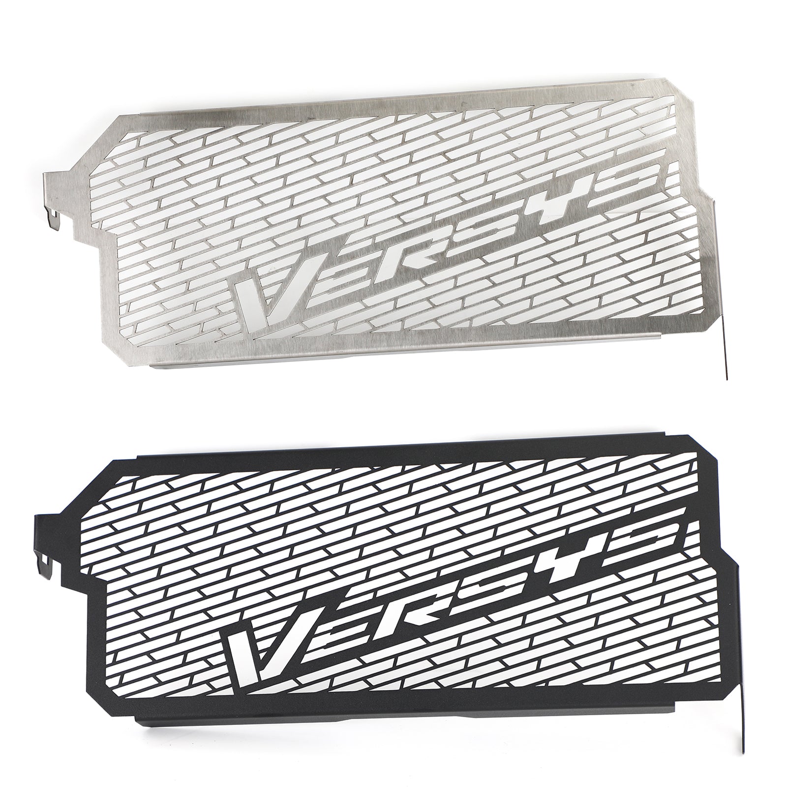 1Pc Radiator Guard Cover Protector Fit For Kawasaki Versys 650 15-17 16 Silver Generic