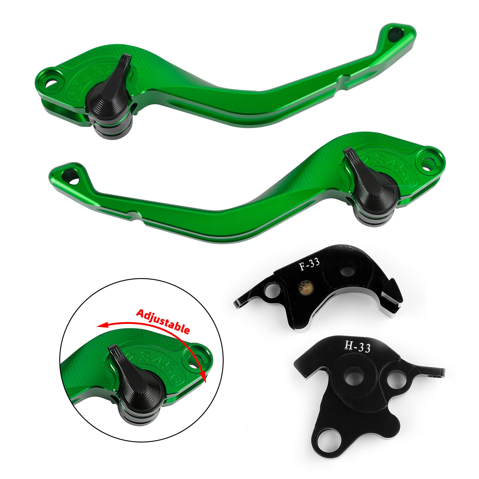 Levier de frein d'embrayage court CNC, adapté à Honda CB1000R 08-2016 CBR1000RR 2004-07