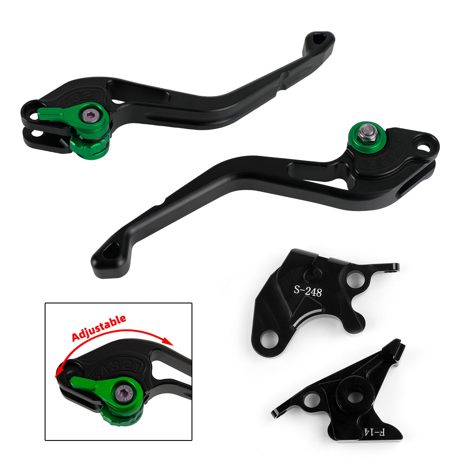 NEW Short Clutch Brake Lever fit for Suzuki GSXR600 750 1000 DL650 GSR600