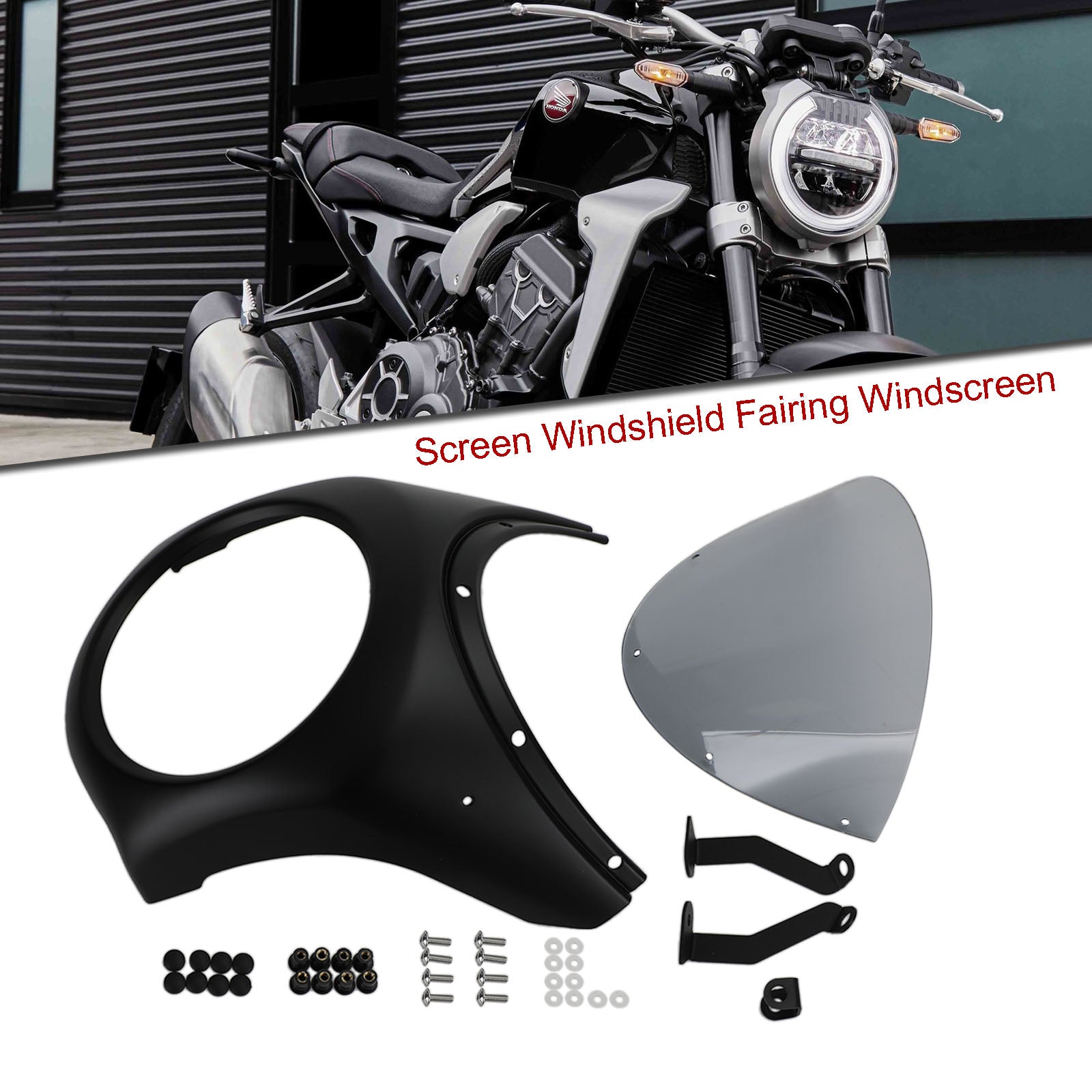 Headlight Windshield Fairing Windscreen For Honda CB1000R CB650R 2019-2021 B