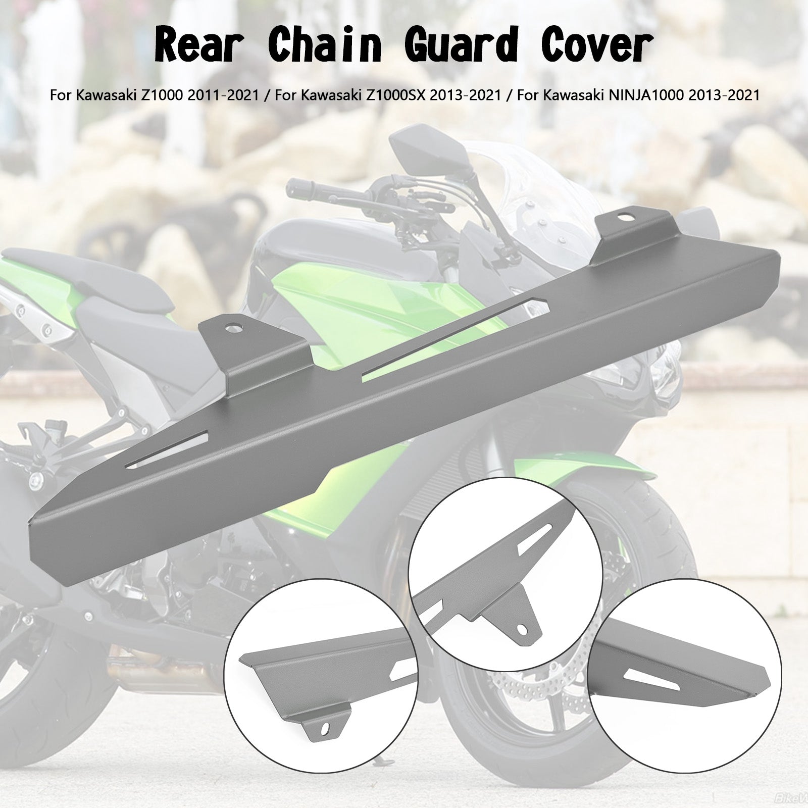 Couvercle de protection de chaîne de pignon pour Kawasaki Z1000SX NINJA 1000 Z1000 11-21