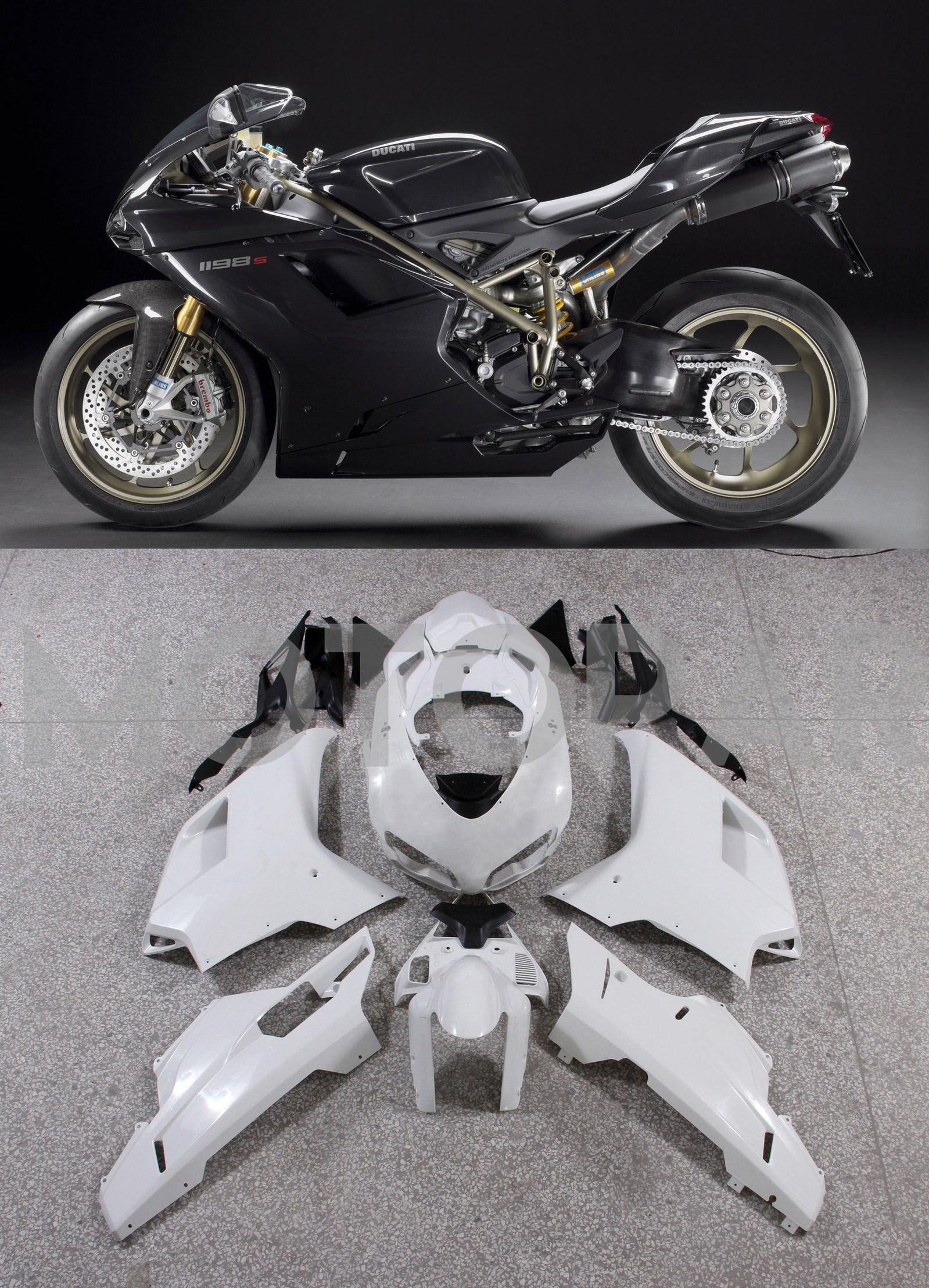 Generic Fit For Ducati 1098 1198 848 (2007-2011) Bodywork Fairing ABS Injection Mold 17 Style