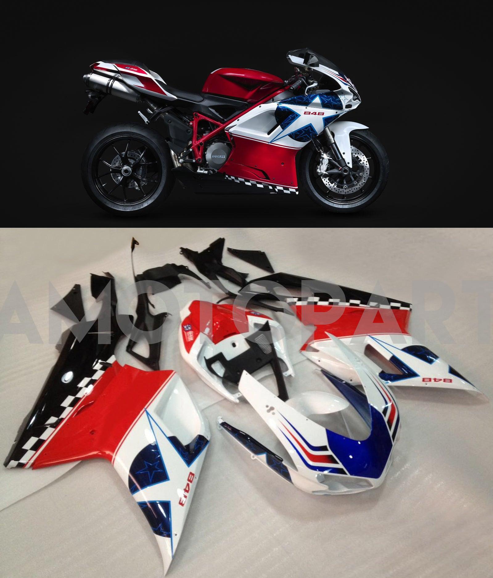 Generic Fit For Ducati 1098 1198 848 (2007-2011) Bodywork Fairing ABS Injection Mold 17 Style