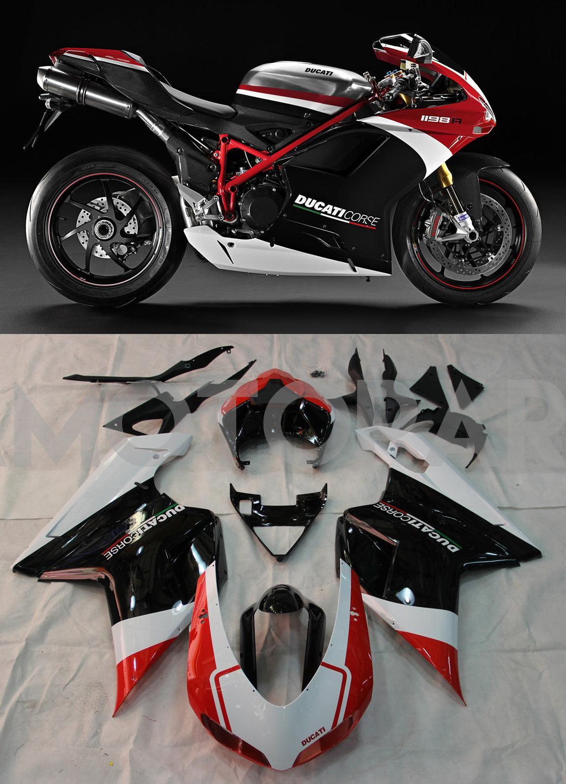 Generic Fit For Ducati 1098 1198 848 (2007-2011) Bodywork Fairing ABS Injection Mold 17 Style