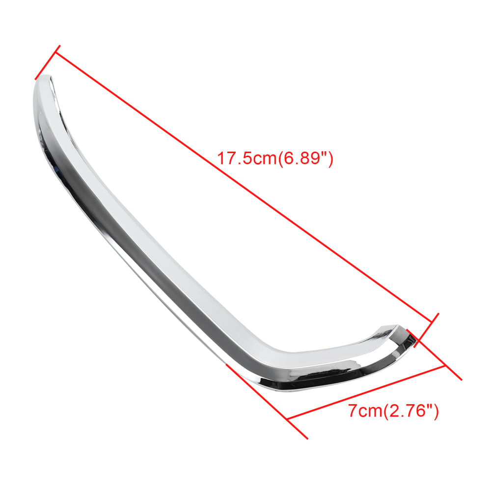 Embellecedor de ventilación Vertical de carenado cromado para Honda Goldwing 1800 GL1800 2018-2021 2019 genérico